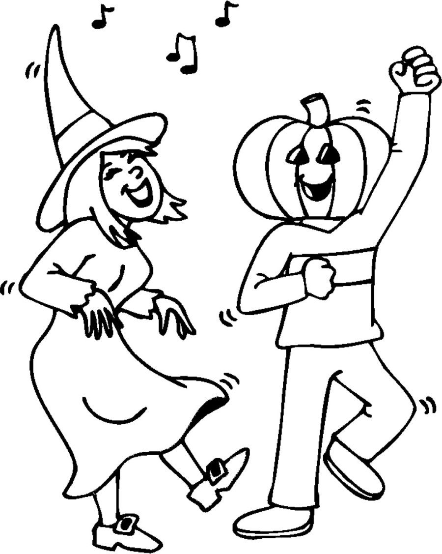 Halloween Party coloring page