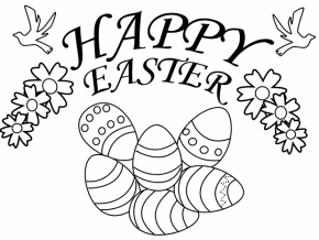 Draw Bunny Easter Coloring Pages & Coloring Book