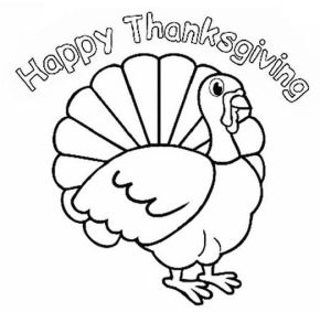 Thanksgiving Turkey Coloring Page & coloring book.