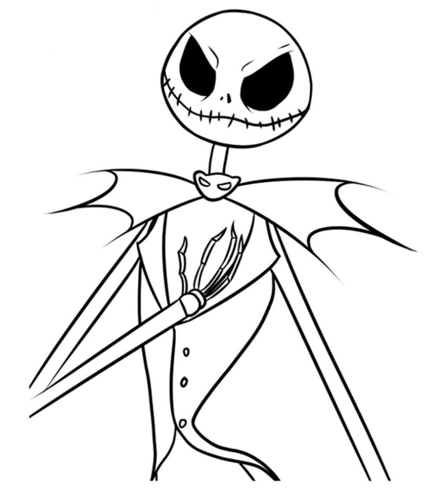 Jack Skellington Coloring Page