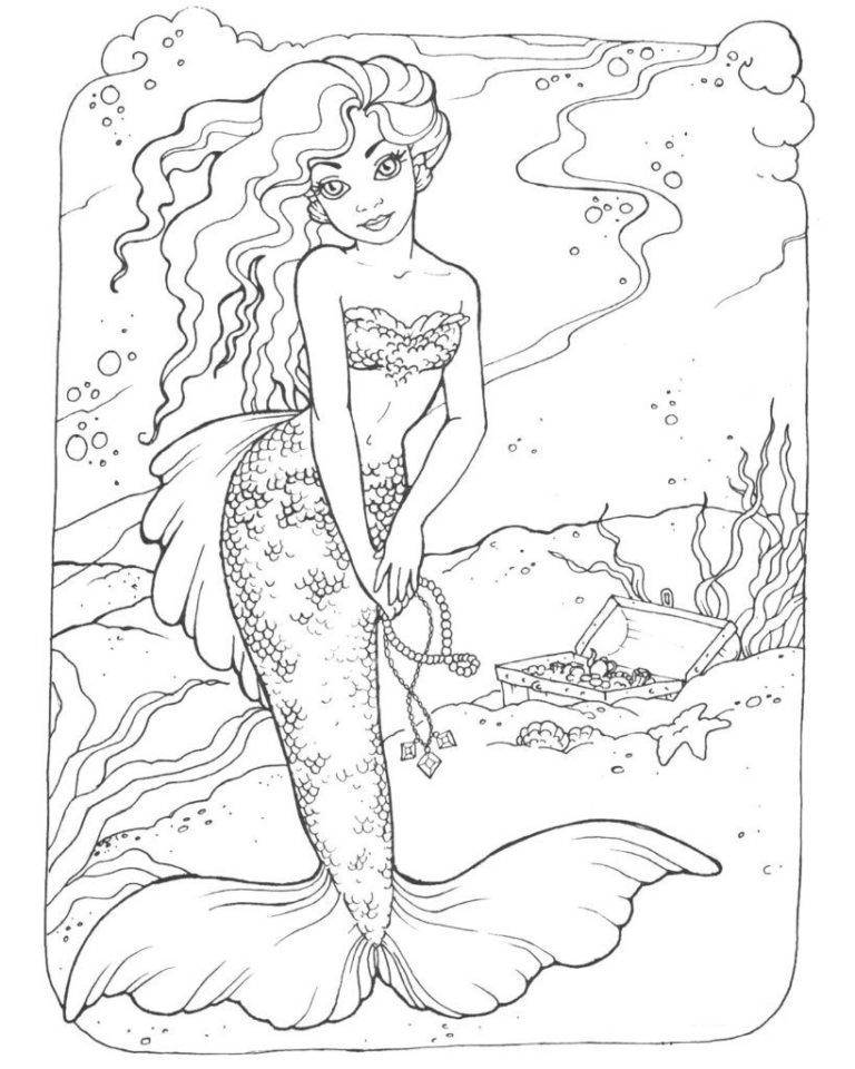 Just Add Water Mermaid Coloring Pages & book for kids.