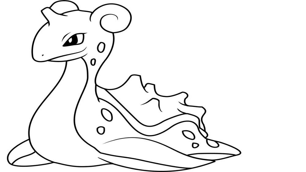 Legendary Water Type Pokemon Coloring Pages And Book For Kids