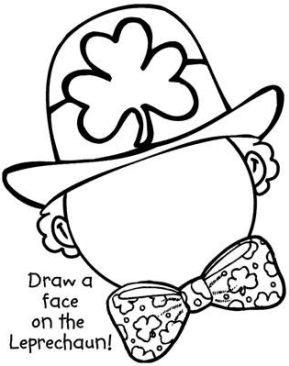 St Patricks Day : Cute Leprechaun Coloring Page, St Patrick’s Day ...