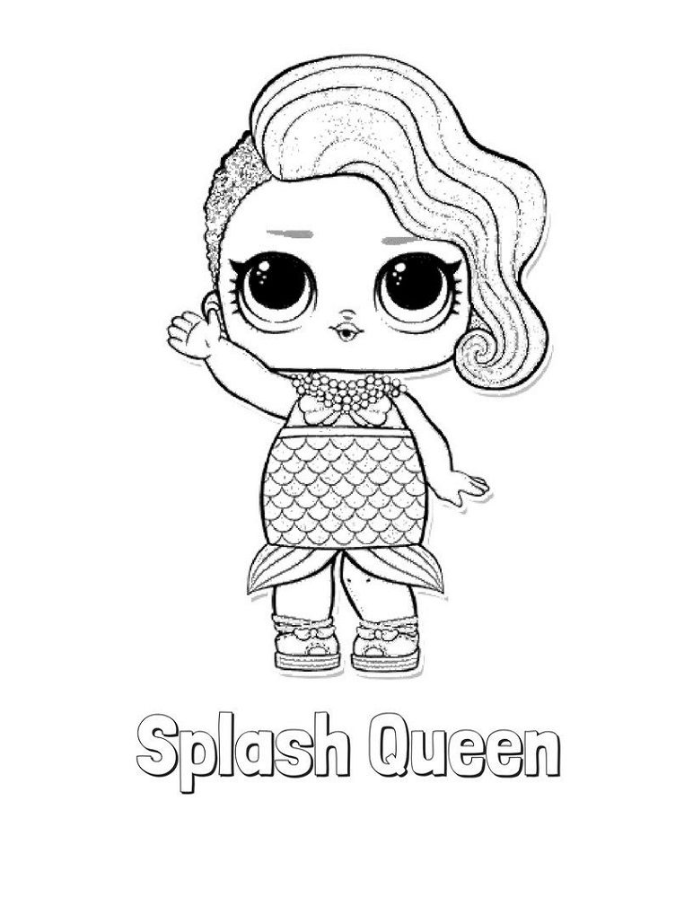 LOL Coloring Pages Splash Queen & book for kids.