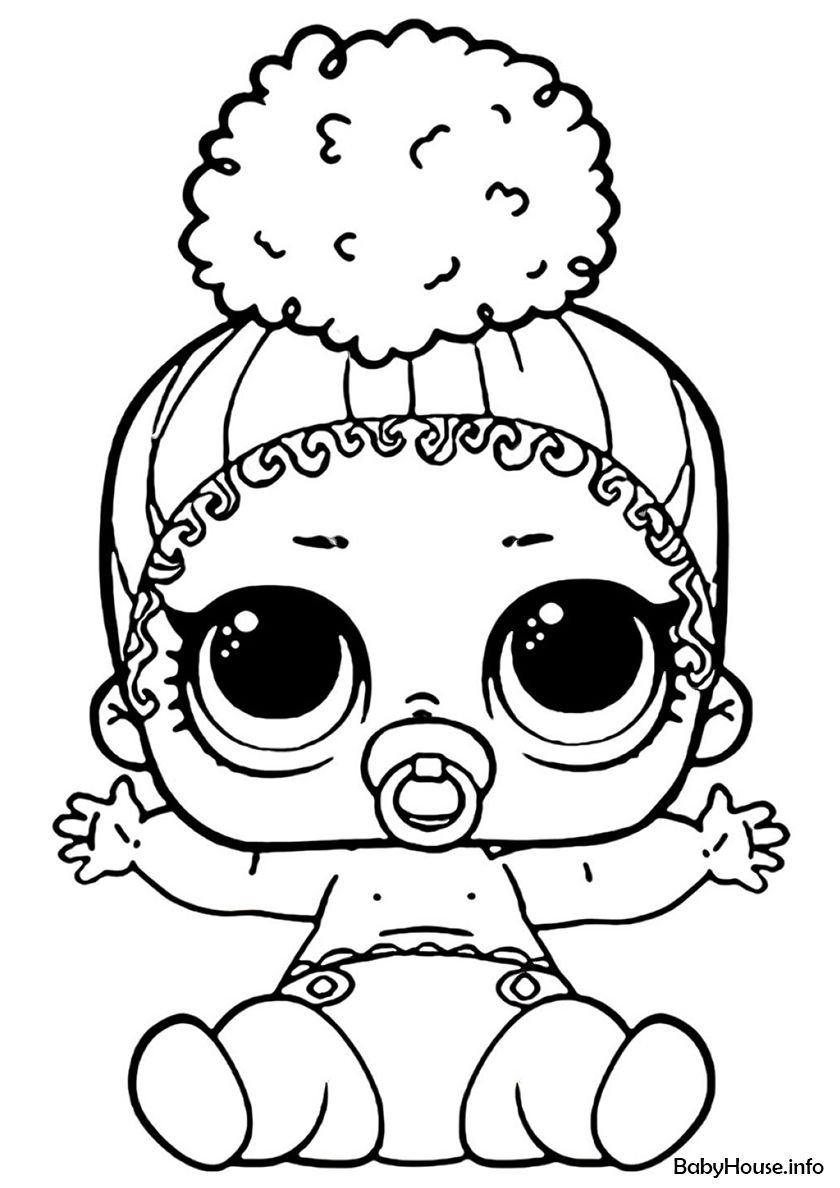 Lol Doll Baby Coloring Pages And Book For Kids