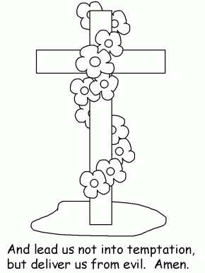 Lords Prayer Cath Bible Coloring Pages & coloring book.