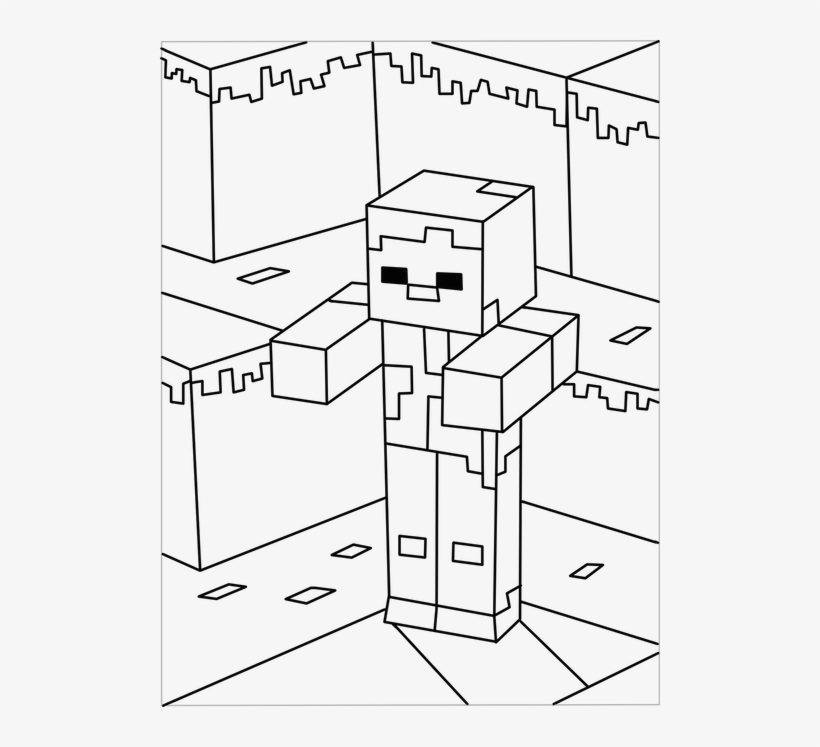 Minecraft Zombie Coloring Pages & coloring book. 6000+ coloring pages.