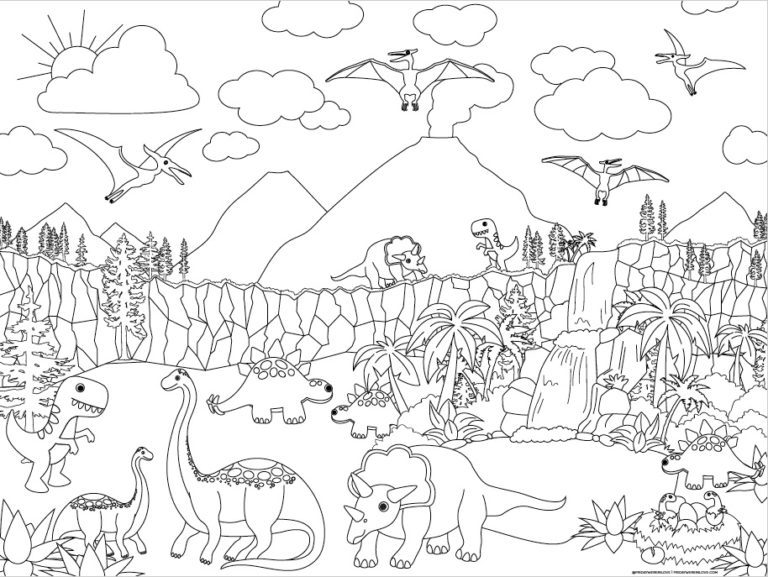 Brachiosaurus Coloring Pages & coloring book.