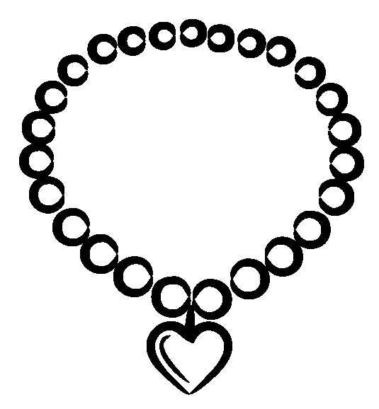 Pearl Necklace Coloring Page & coloring book. Find your favorite.