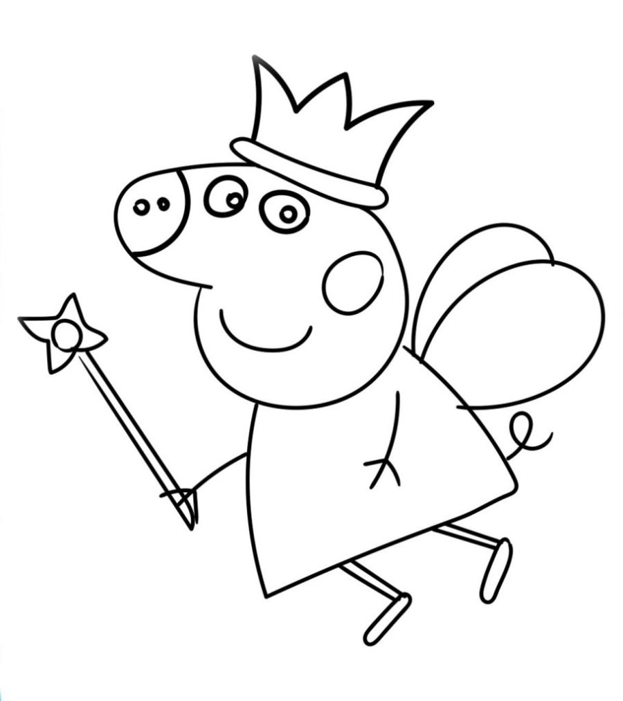 Peppa Pig Coloring Page