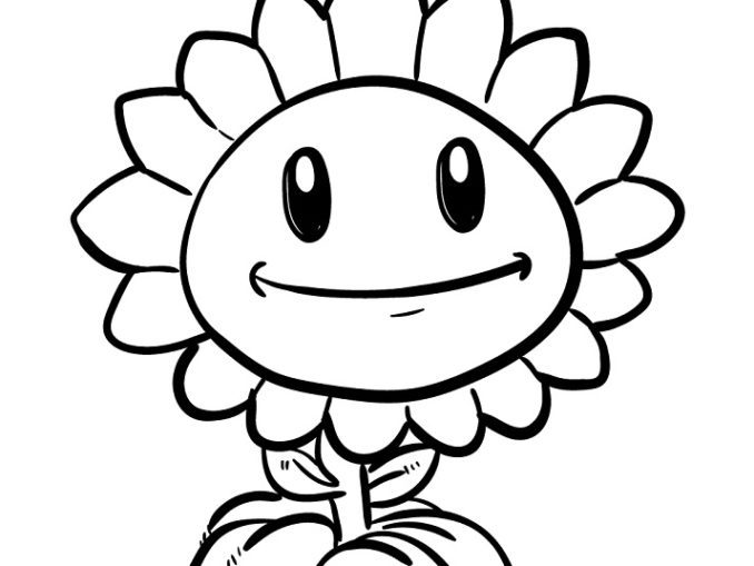 Dandelion Cartoon Flowers Coloring Pages & coloring book. Find your ...