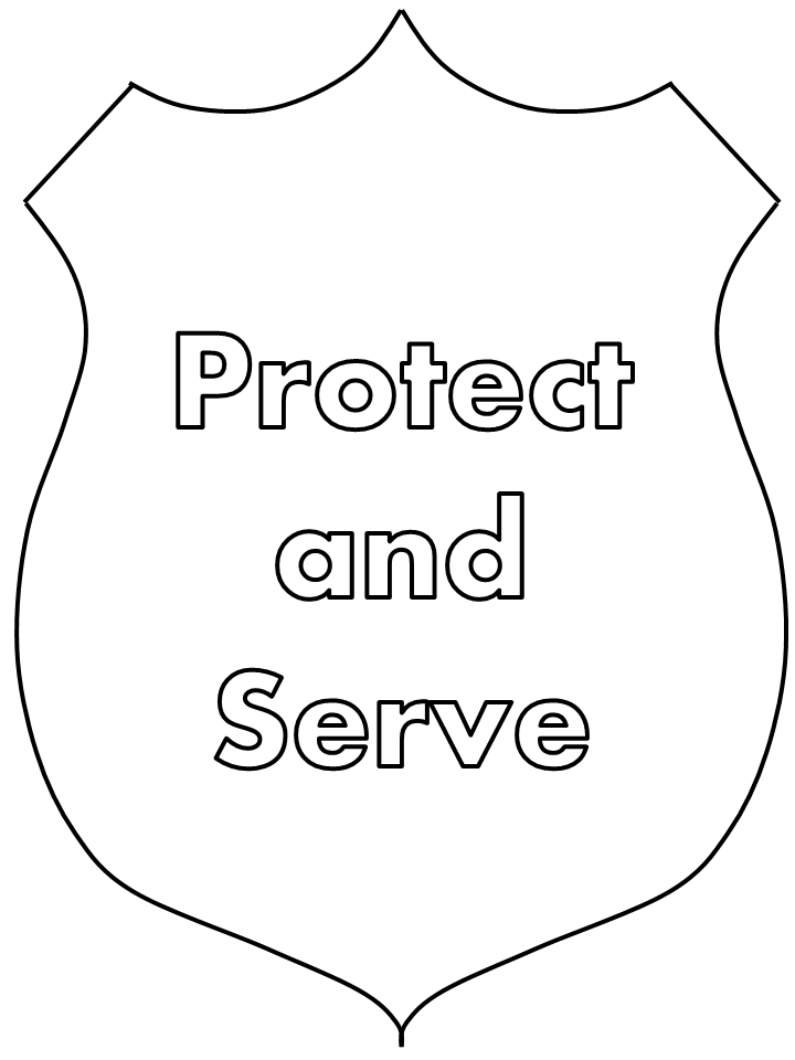 Police # 19 Coloring Pages coloring page & book for kids.