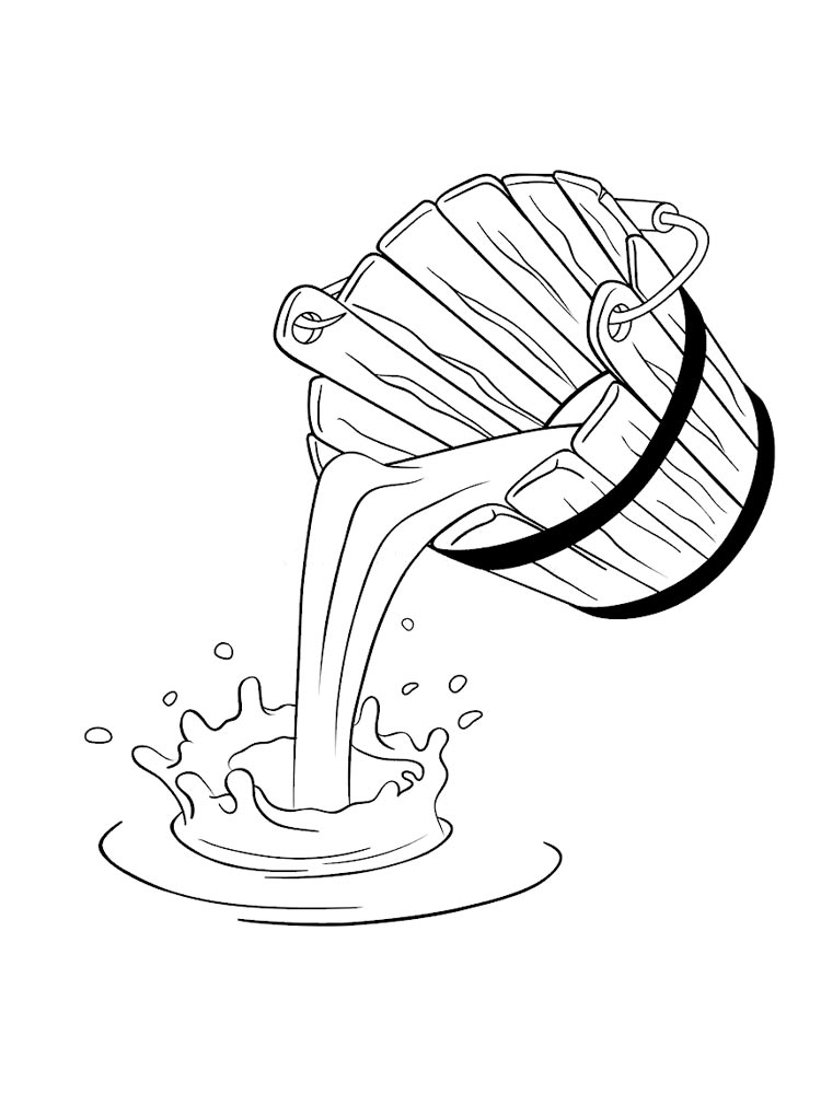 Pour Water Coloring Pages & coloring book. 6000+ coloring pages.