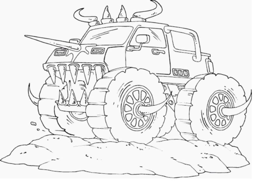 printable-monster-truck-coloring-pages-zombie