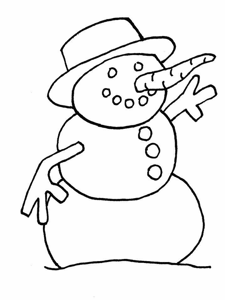 Snowman3 Winter Coloring Pages & coloring book. Find your favorite.