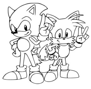 Sonic Free Printable Coloring Pages & coloring book.