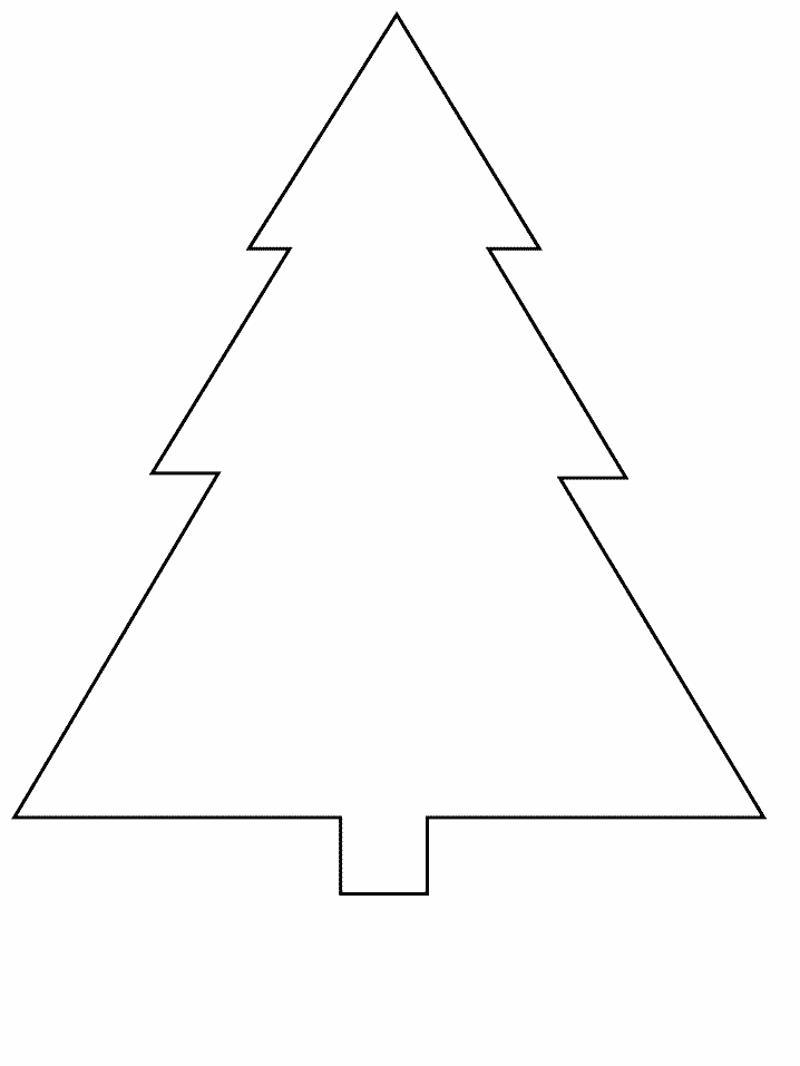 Tree Simple-shapes Coloring Pages
