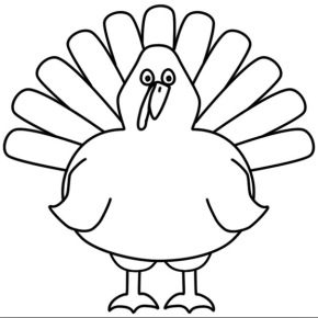 Turkey Coloring Page coloring page & book for kids.