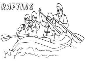 Water Rafting Coloring Pages & coloring book. 6000+ coloring pages.