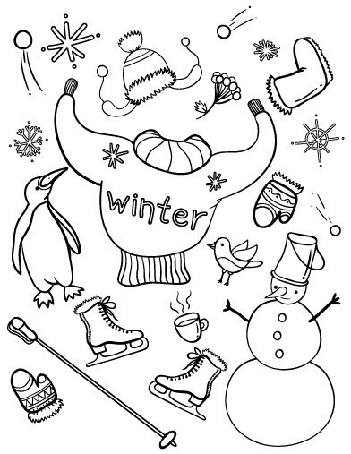 Winter Coloring Pages' & coloring book. 6000+ coloring pages.