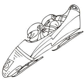 Winter Olympics Coloring Pages For Kids & coloring book.