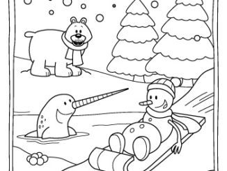 Trucks Transportation Coloring Pages coloring page & book for kids.